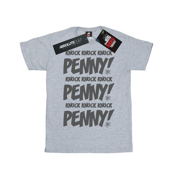 The Big Bang Theory Womens/Ladies Knock Knock Penny Cotton Boyfriend T-Shirt / S - Picture 1 of 5